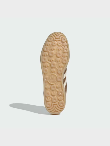 Кожаные кеды Adidas коричневые
