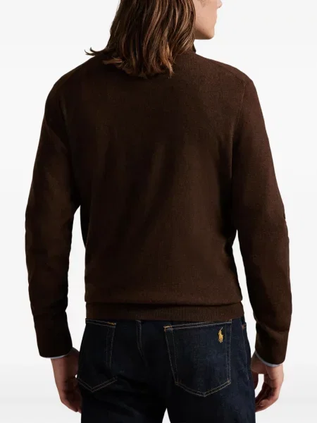 Ριγέ polo Polo Ralph Lauren με κουκούλα με αυτόγραφο λευκό