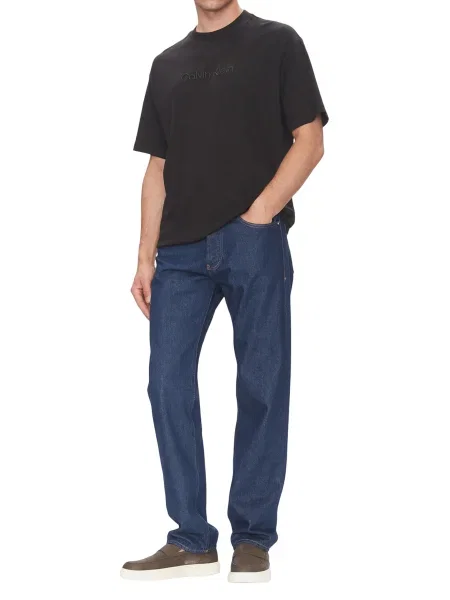 Calvin Klein Majica Relaxed Fit črna