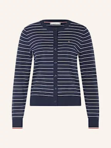 Tommy Hilfiger Kardigan blau biały