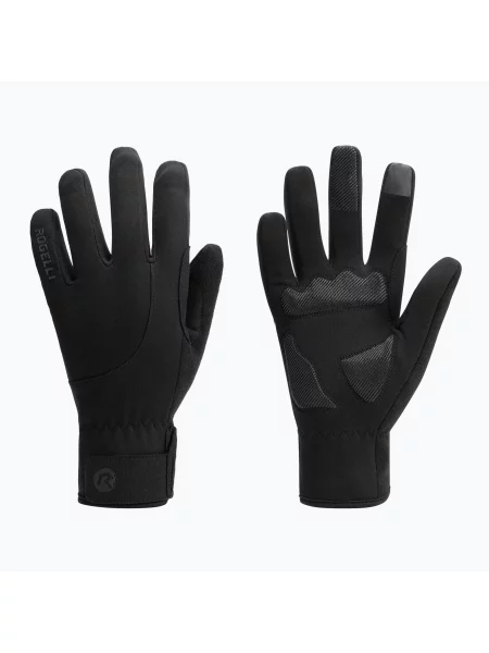 Велосипедні рукавички Rogelli Core II Winter Windproof W black чорні