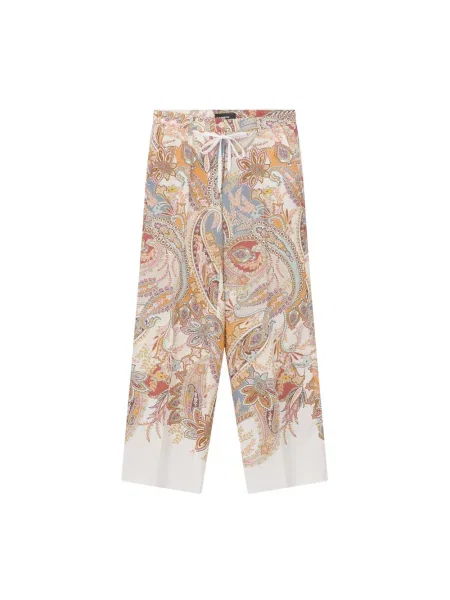 Szerokie wielobarwność spodnie Cambio