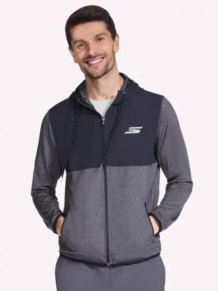 Флісова кофта Skechers поліестер/спандекс чорний