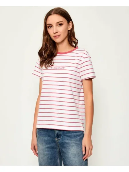 Guess Jeans Tricou alb