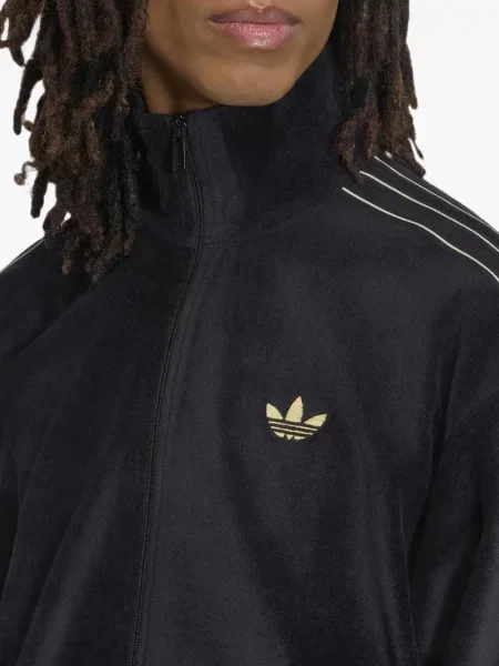 Geacă Adidas cu dungi alergare maro