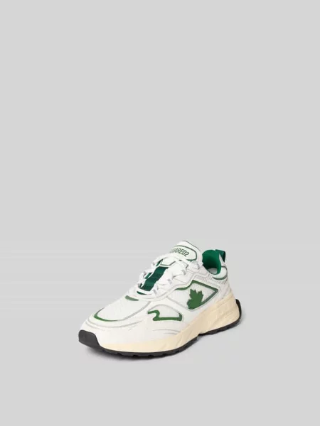 Sneakersy z wiązaniem Dsquared2 białe