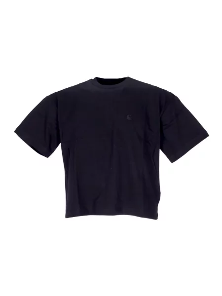 T-shirt o kroju regular fit z czystej bawełny model CHESTER' Carhartt Wip czarna