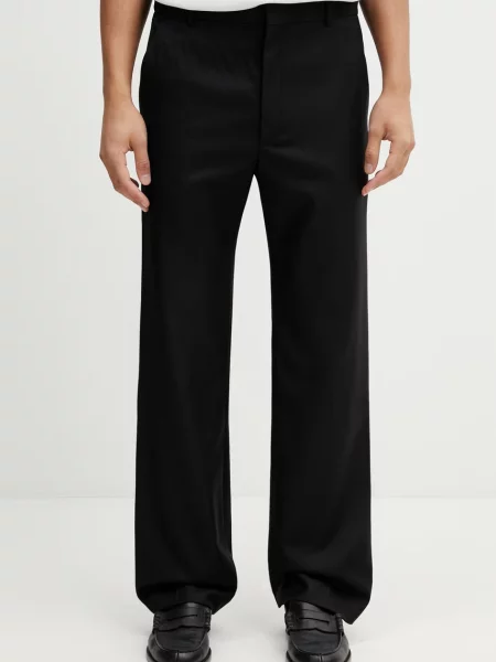Kenzo Tailored Pants pantaloni de costum din lână pentru bărbați