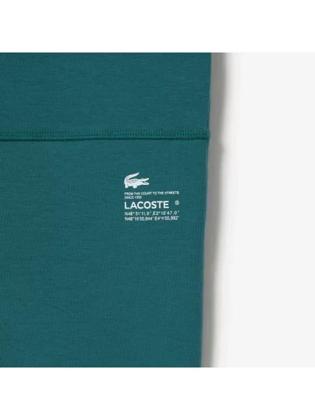 Lacoste Spodnie Dresowe Dwuwarstwowe Lacoste zielone