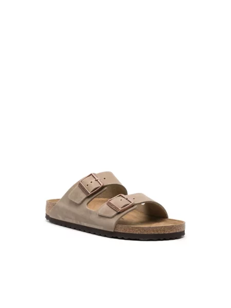 Klapki Birkenstock beżowe