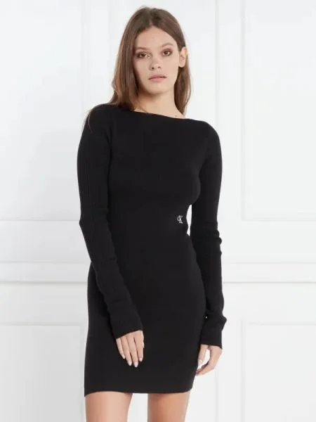 CALVIN KLEIN JEANS Rochie negru