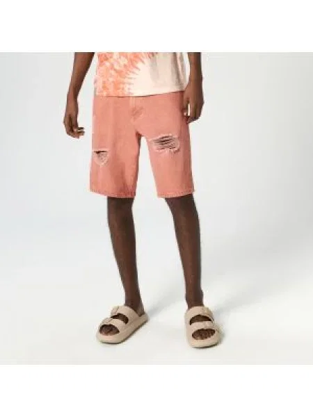 Sinsay Džínové kraťasy Růžová