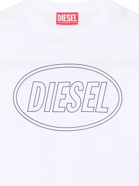 Koszulka dziecięca Diesel biała