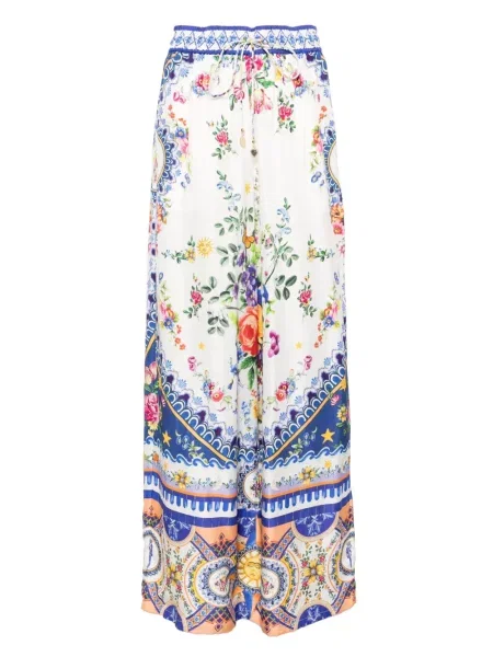 Pantaloni Camilla alb