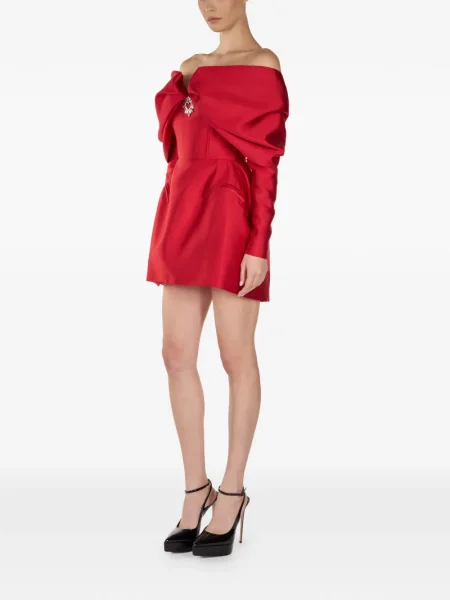 Rochie mini Araftu de costum roșu