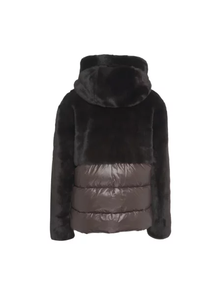 Kurtka puchowa Blauer brązowa