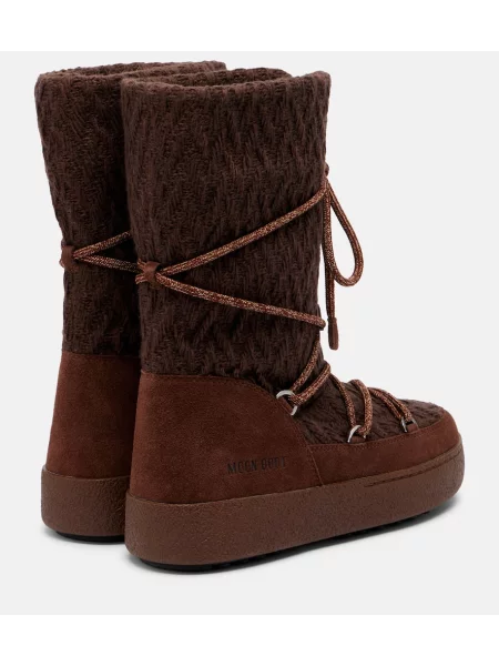 Botine Moon Boot maro