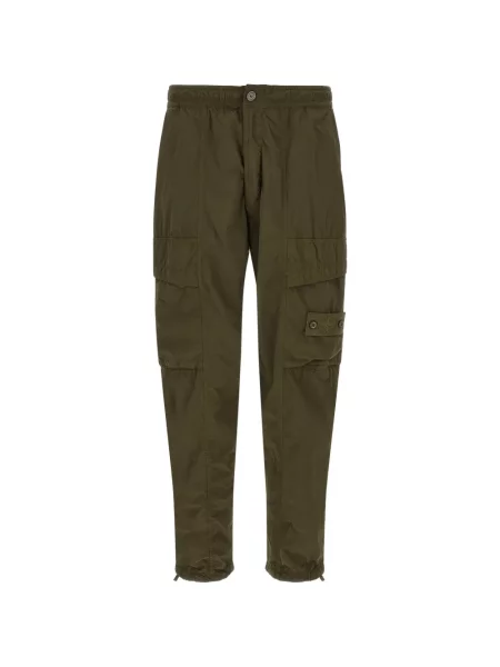 Pocnitură pantaloni cargo Stone Island cu strasuri verde