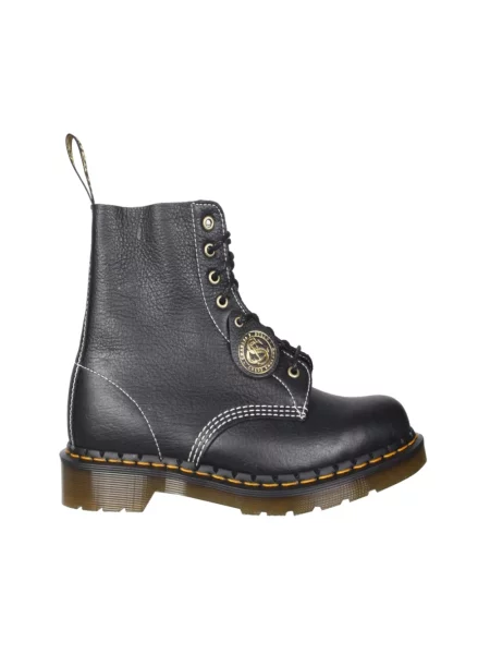 Botki Dr. Martens skórzane czarne