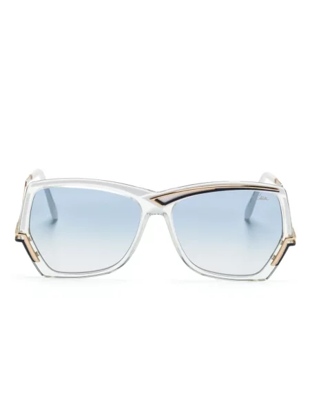 Ochelari de soare Cazal cu imprimeu geometric alb