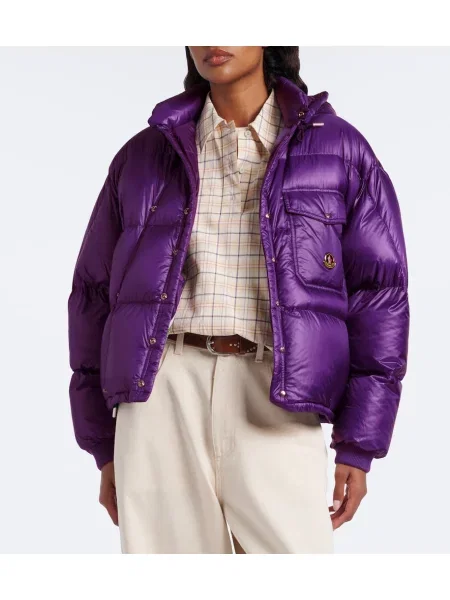 Kapucnis pehelydzseki Moncler lila