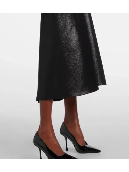 Rochie midi Victoria Beckham până la genunchi de costum negru