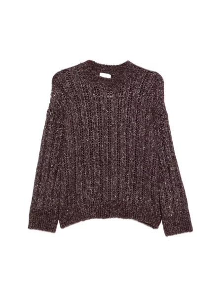Sweter Peserico z cekinami czerwony