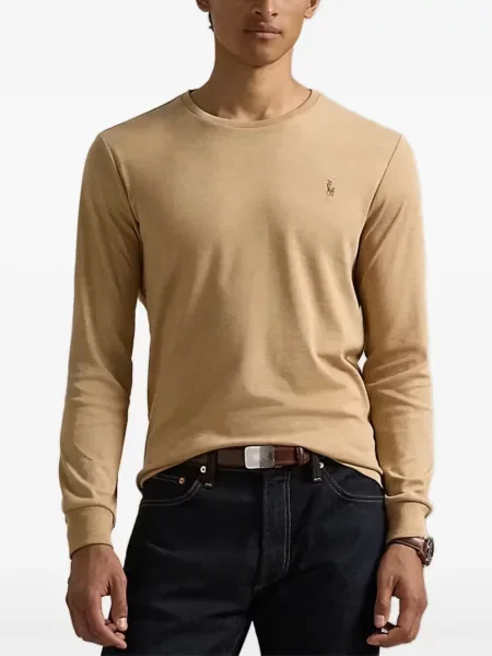 Șosete Polo Ralph Lauren tricotate cu nervuri cu două rânduri de nasturi portocaliu