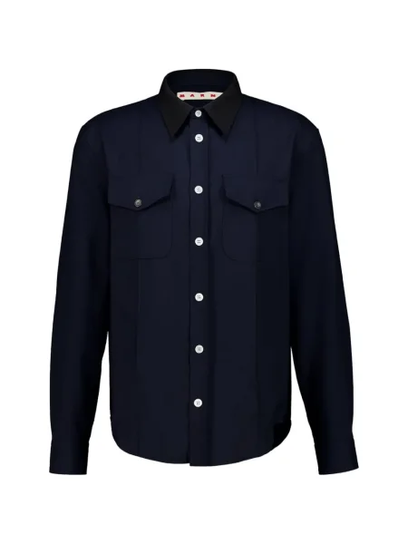 Dlouhá košile Marni modrá