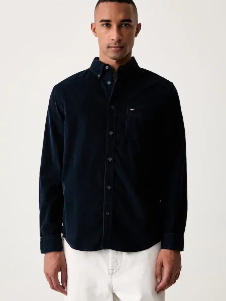 Tommy Jeans Cămașă | catifea reiată