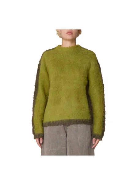 Sweter Obey wełniany zielony
