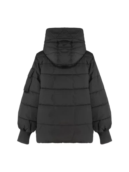 Kurtka puchowa Pinko z kapturem czarna