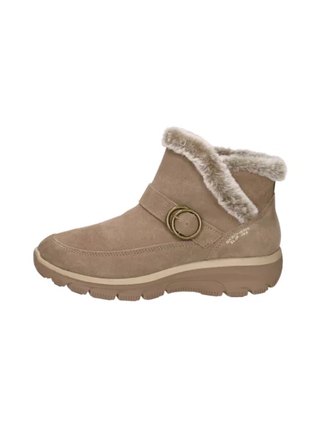 Botki Skechers zamszowe beżowe