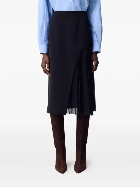 Fusta plisata Claudie Pierlot plisată negru