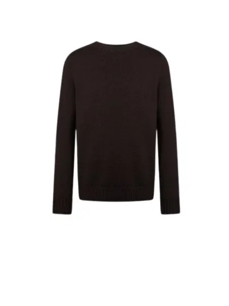 Sweter Dondup wełniany brązowy