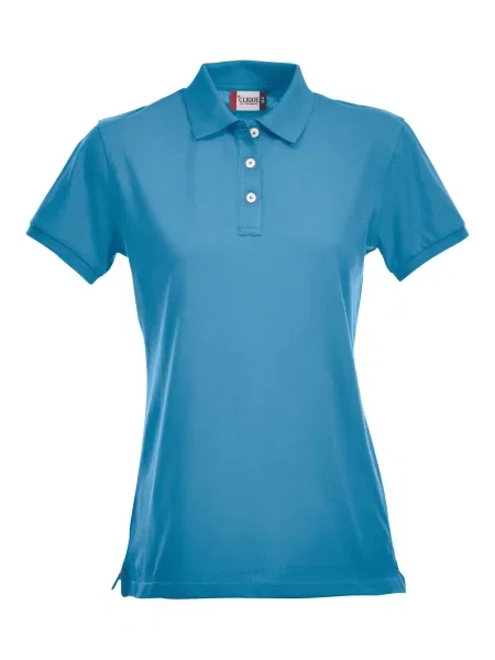 Clique Stretch Premium Polo – polo z elastycznego materiału – niebieska