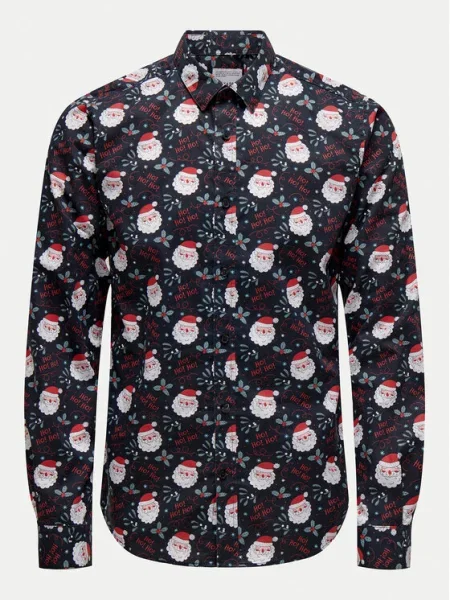 Only & Sons Риза тъмносин