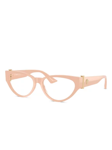 Слънчеви очила котешко око Versace Eyewear с автограф розово