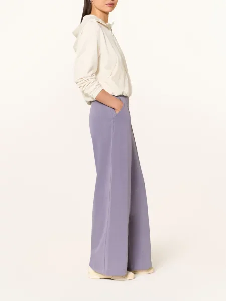 Lululemon Spodnie Dresowe Brushed Softstreme High-Rise Wide-Leg lila