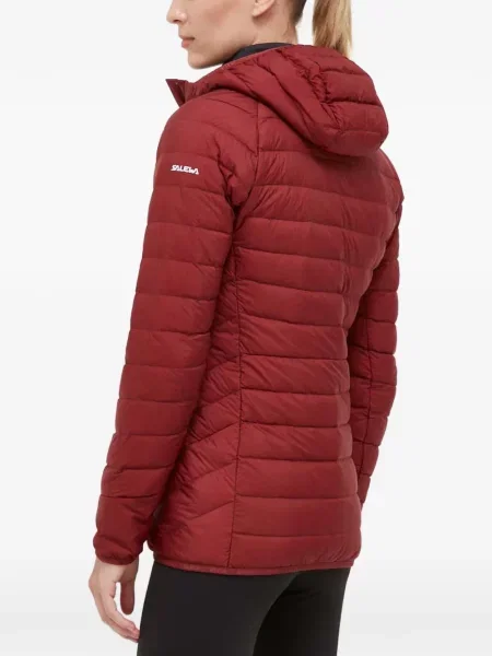 Geacă Salewa cu glugă roșu