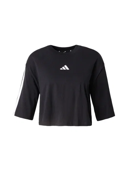 ADIDAS SPORTSWEAR Tricou supradimensional negru alb