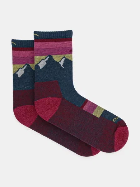 Nogavice s primesjo volne Darn Tough turkizna