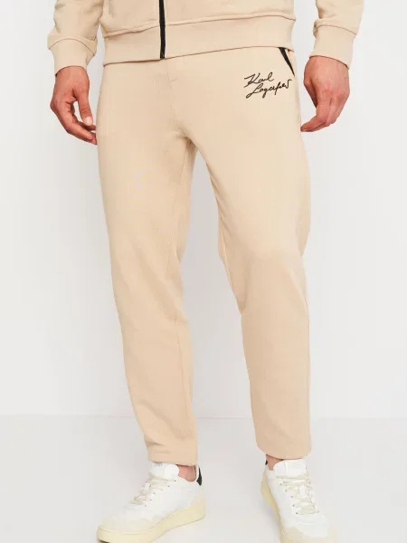 Спортивні штани Karl Lagerfeld бежевий