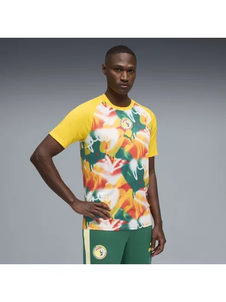 PUMA koszulka na rozgrzewkę Senegalu Akcesoria S żółty