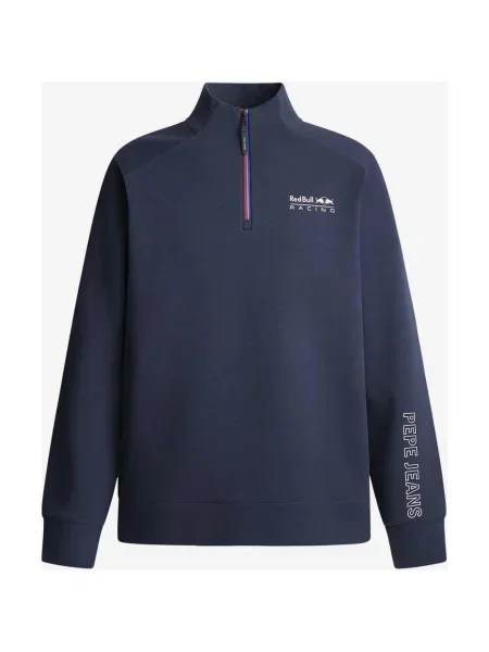 Sweatshirt Red Bull Racing Pepe Jeans Dynamic Sports Half Zip granatowy XL czerwone