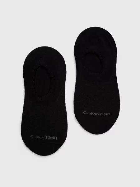 Чорапи Calvin Klein дамски черно