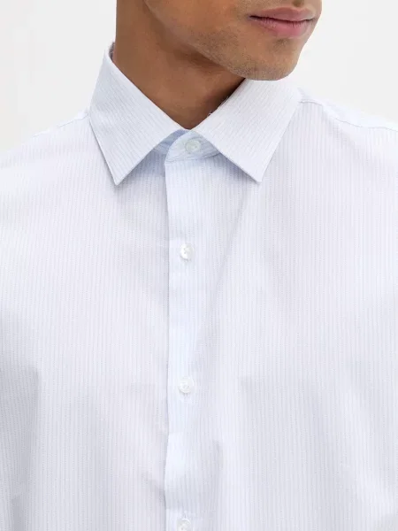 Calvin Klein férfi ing pamuttal kék