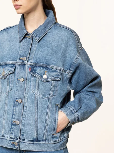 LEVI'S ® Přechodná bunda džínovina modrá