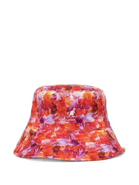 Reversibil pălărie Kangol cu model floral cu imagine roșu