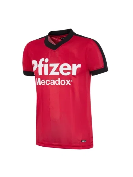 Koszulka retro piłkarska dla dorosłych Stade Rennais czerwony